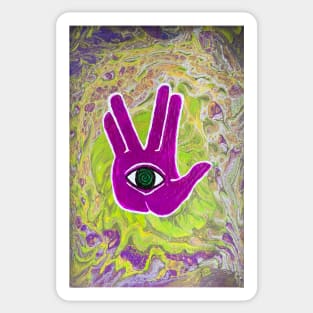 Rezz Eye Purple Sticker